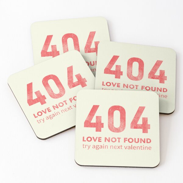 Item preview, 404 Love Not Found designed and sold by andromeda-redd.