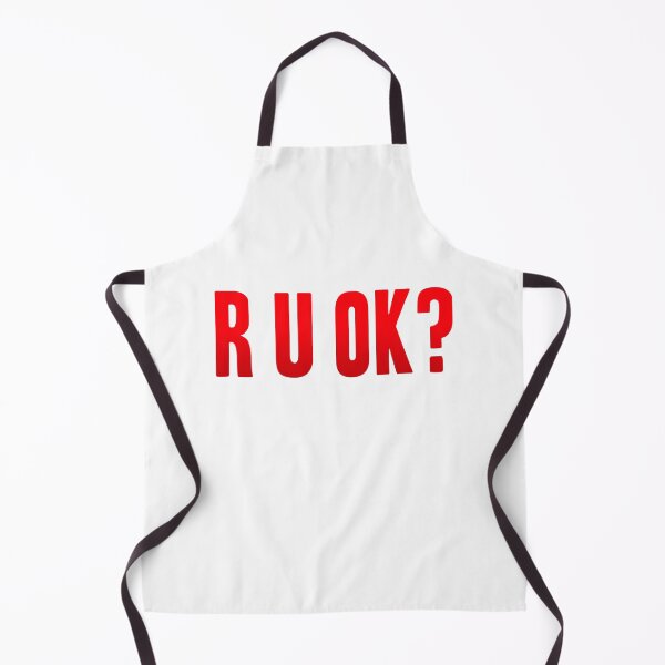 Item preview, R U Ok? In Red designed and sold by Memes N Lore .