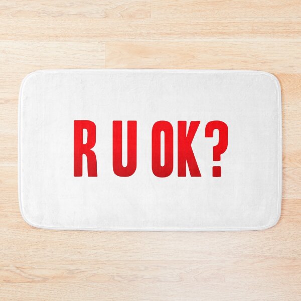 Item preview, R U Ok? In Red designed and sold by Memes N Lore .