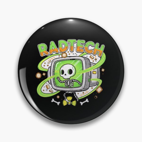 Item preview, RadTech Retro Skeleton – Aesthetic X-Ray Tech & Radiology Humor designed and sold by MyProfessionaltees.
