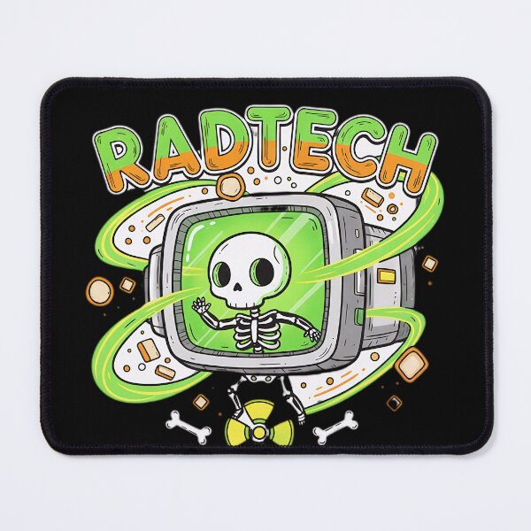 Item preview, RadTech Retro Skeleton – Aesthetic X-Ray Tech & Radiology Humor designed and sold by MyProfessionaltees.