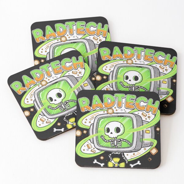Item preview, RadTech Retro Skeleton – Aesthetic X-Ray Tech & Radiology Humor designed and sold by MyProfessionaltees.