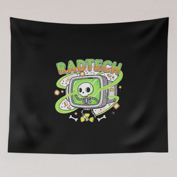 Item preview, RadTech Retro Skeleton – Aesthetic X-Ray Tech & Radiology Humor designed and sold by MyProfessionaltees.
