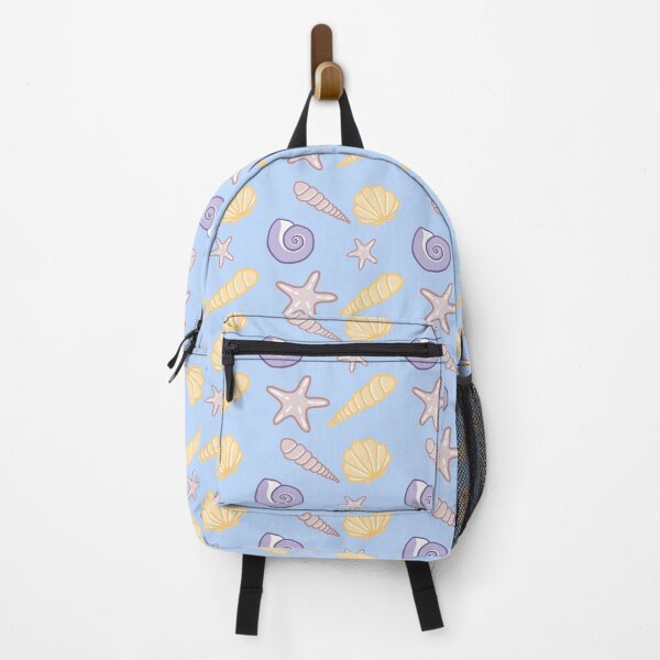 Item preview, Pastel Seashell Pattern Beach Yellow Purple Pink Stickers Prints Posters Wall Art Magnet Home Coffee Cup Decoration TShirt Stationary Notebook Magnet Hat Kitchen Work School Office Redbubble Shop designed and sold by Saritas Boutique Shop.