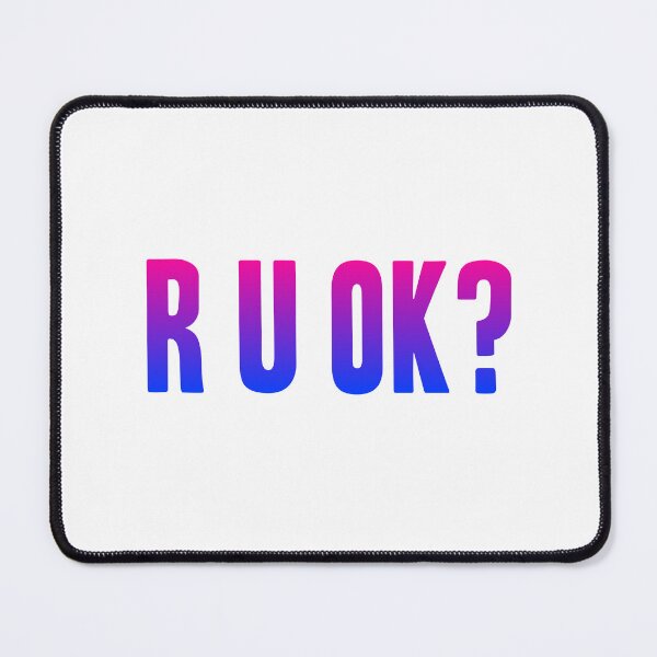 Item preview, R U Ok? In Pink and Blue designed and sold by Memes N Lore .
