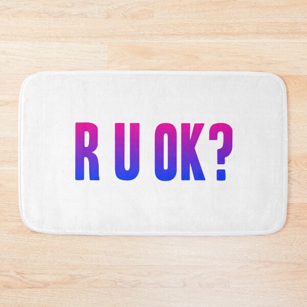 Item preview, R U Ok? In Pink and Blue designed and sold by Memes N Lore .