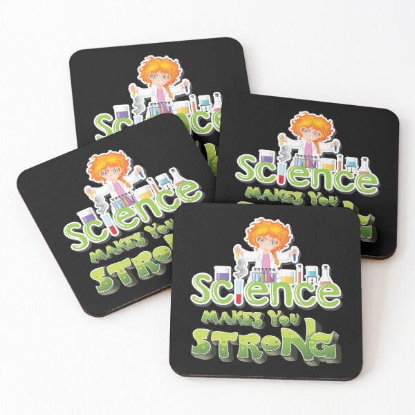 Item preview, Science Makes You Strong designed and sold by SciArtPrintShop.