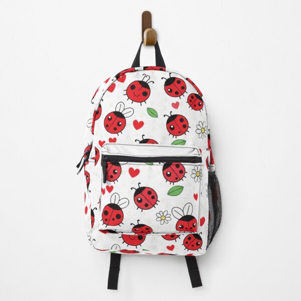 Item preview, Cute Ladybugs & Hearts Garden Pattern designed and sold by Skully-Studio.