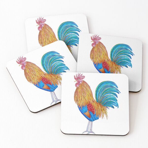 Item preview, Red Junglefowl Cock designed and sold by MyCraftyNell.