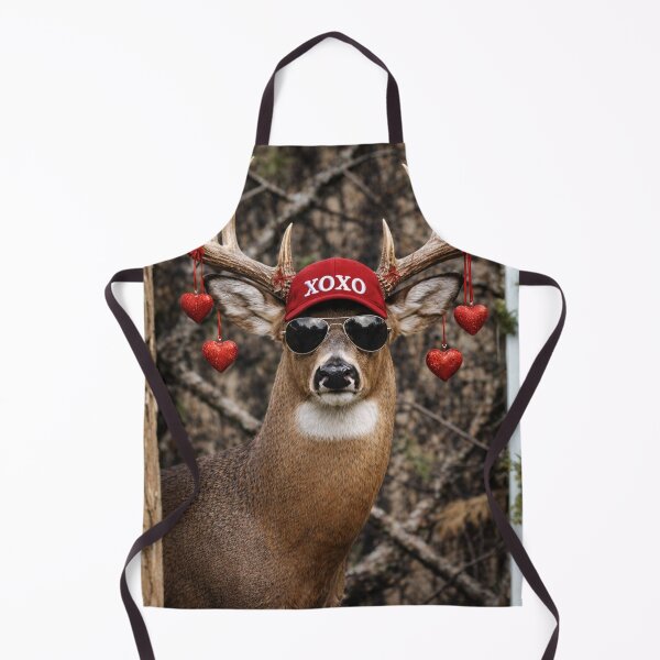 Item preview, Whimsical Deer in XOXO Hat – Playful Animal Art Print designed and sold by WJ Cozy Creations.