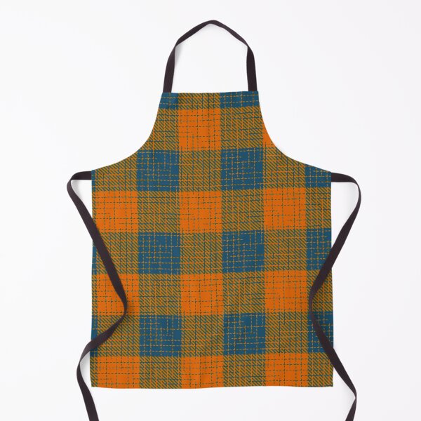 Item preview,  Orange and Blue Crosshatch Plaid Gingham Design  designed and sold by PatternTitan.