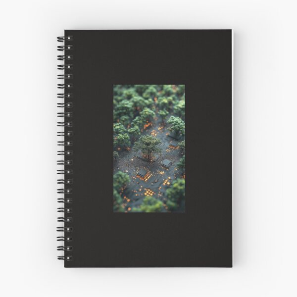Item preview, Digital Nature Ecosystem Techno Forest Circuit Cybernetic Jungle Growth The Motherboard of Nature designed and sold by Aram92Designs.