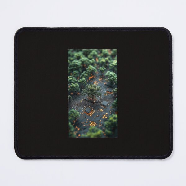 Item preview, Digital Nature Ecosystem Techno Forest Circuit Cybernetic Jungle Growth The Motherboard of Nature designed and sold by Aram92Designs.