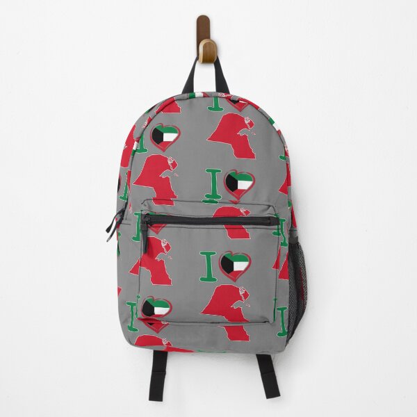 Item preview, I Love Kuwait - Patriotic Flag Heart & Map Silhouette Design designed and sold by mashmosh.