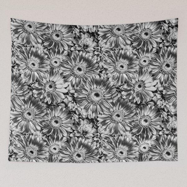 Item preview, Retro pretty metallic distressed silver  flowers designed and sold by hollycooper.