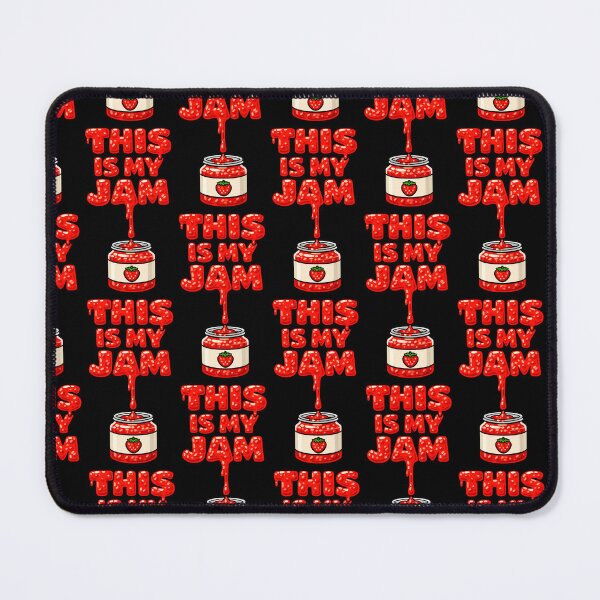 Item preview, This Is My Jam Funny Food Pun Design Strawberry designed and sold by TeeTimeTreasure.