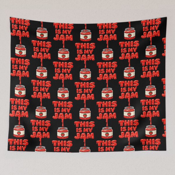 Item preview, This Is My Jam Funny Food Pun Design Strawberry designed and sold by TeeTimeTreasure.