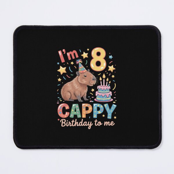 Item preview, I'm 8 Year Old Capy Birthday To Me 8th Birthday Capybara T designed and sold by MarkLeedsArt.
