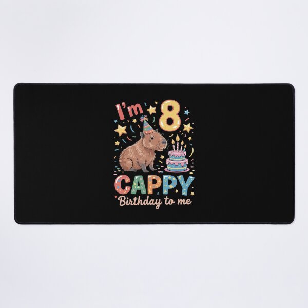 Item preview, I'm 8 Year Old Capy Birthday To Me 8th Birthday Capybara T designed and sold by MarkLeedsArt.