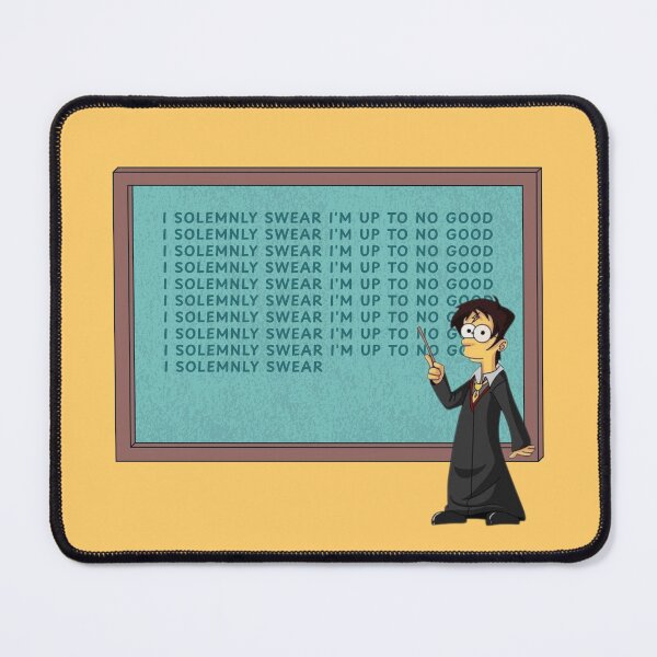 Item preview, Simpsons Style Chalkboard for Magical Wizards - No Good designed and sold by YonderAndBeyond.