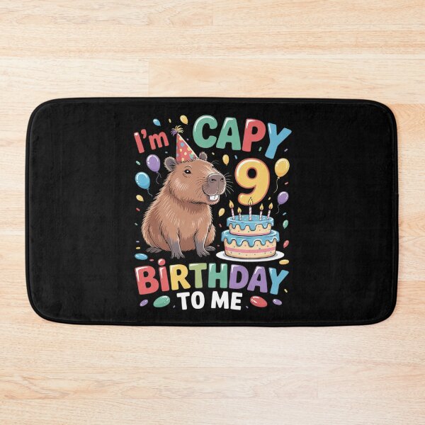 Item preview, I'm 9 Year Old Capy Birthday To Me 9th Birthday Capybara designed and sold by FadeOfThrone.