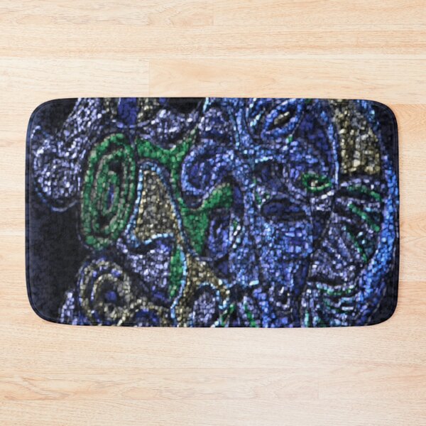 Item preview, psychedelic fossil in motion dark stonewall colorful abstract design designed and sold by SmashingDeals.