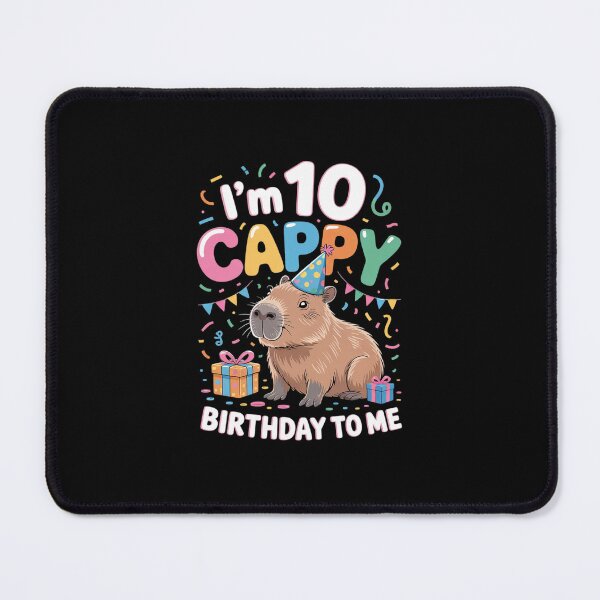 Item preview, I'm 10 Year Old Capy Birthday To Me 10th Birthday Capybara designed and sold by MarkLeedsArt.