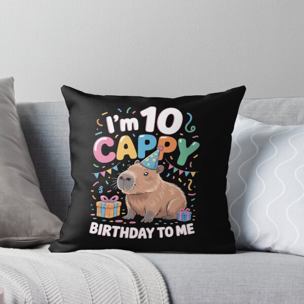 Item preview, I'm 10 Year Old Capy Birthday To Me 10th Birthday Capybara designed and sold by MarkLeedsArt.