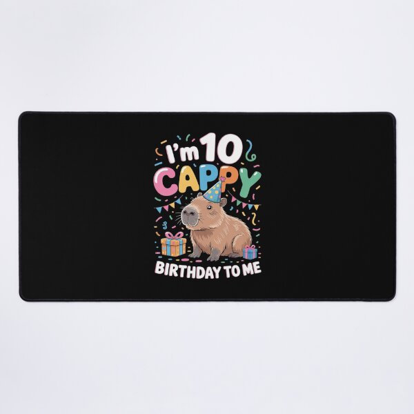 Item preview, I'm 10 Year Old Capy Birthday To Me 10th Birthday Capybara designed and sold by MarkLeedsArt.