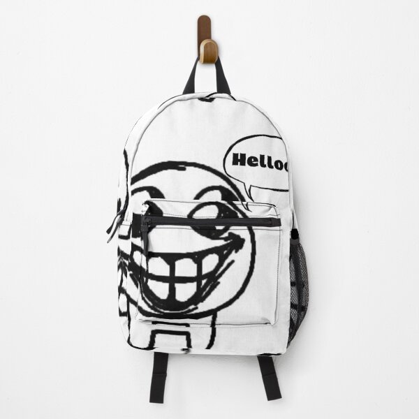 Item preview,  Funny Hello Meme Face – Minimalist Black and White Cartoon Doodle designed and sold by Feminine Energy Studio .