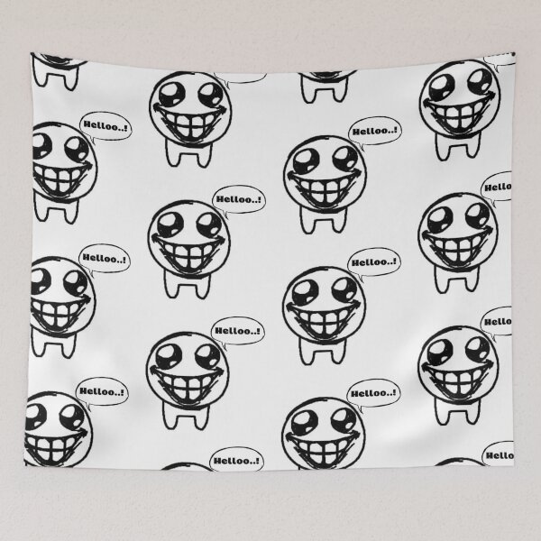 Item preview,  Funny Hello Meme Face – Minimalist Black and White Cartoon Doodle designed and sold by Feminine Energy Studio .