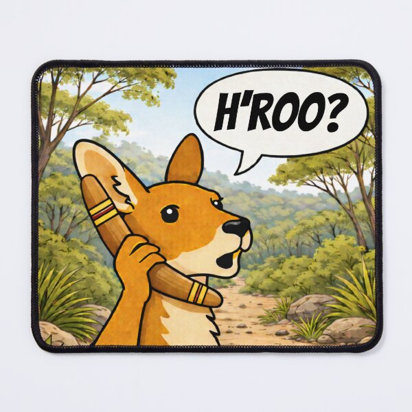 Item preview, Cute Kangaroo Phone Call – Hello Roo Nature Scene designed and sold by tuarina.