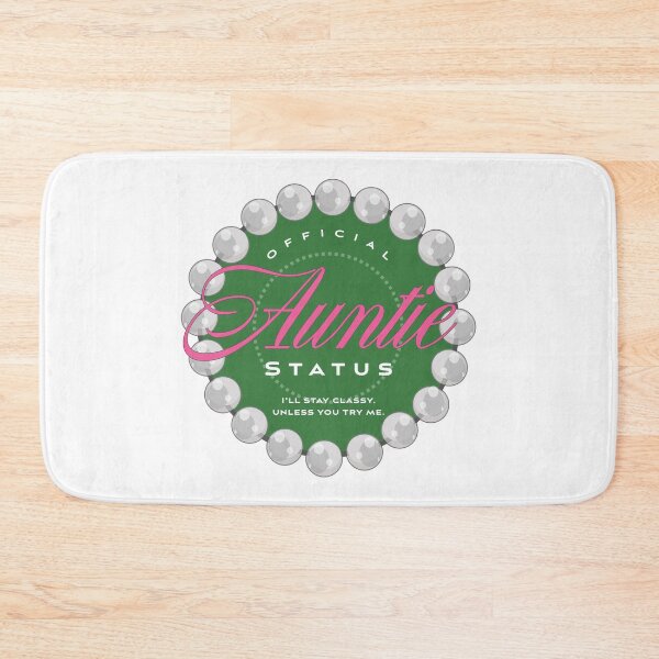 Item preview, Auntie Status (pink and green) designed and sold by Kipepeo Design Ltd..