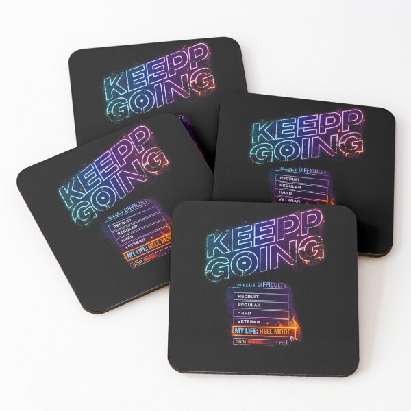 Item preview, Keep Going – My Life on Hell Mode designed and sold by RobbieNog.