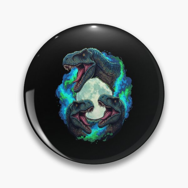 Item preview, Velociraptor Howling At The Moon Wildlife Dinosaur Lovers  designed and sold by FreeArt2.