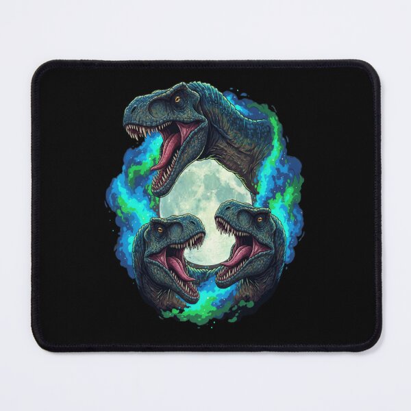 Item preview, Velociraptor Howling At The Moon Wildlife Dinosaur Lovers  designed and sold by FreeArt2.