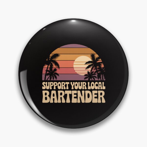 Artikelvorschau, Unterstützen Sie Ihren lokalen Barkeeper, Vintage Sunset Design entworfen und verkauft von Peter Stawicki.