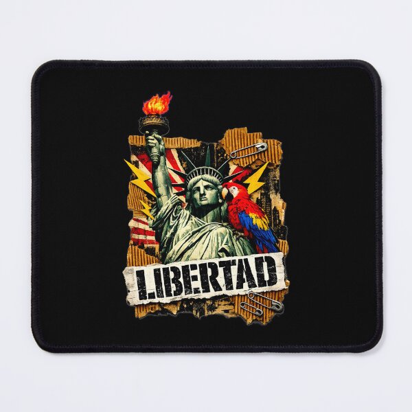 Item preview, Statue of Liberty and Venezuelan Macaw for Freedom designed and sold by GuacamayaFree7.