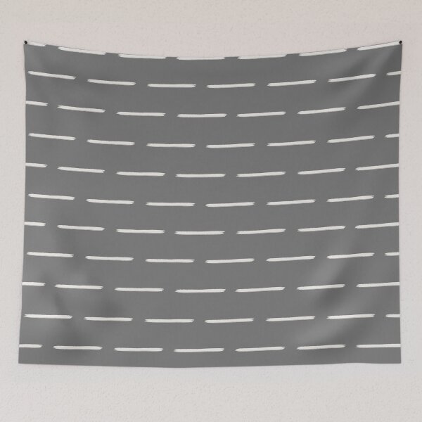 Item preview, Minimalist Ivory Lines on Gray  designed and sold by KSimpson838.