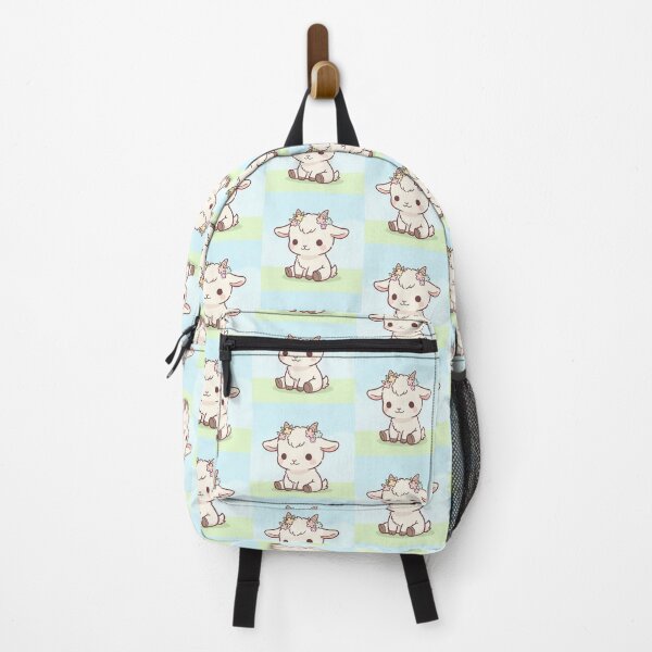 Item preview, Cute Baby Lamb with Flower Crown – Kawaii Farm Animal Illustration designed and sold by soletstudio.