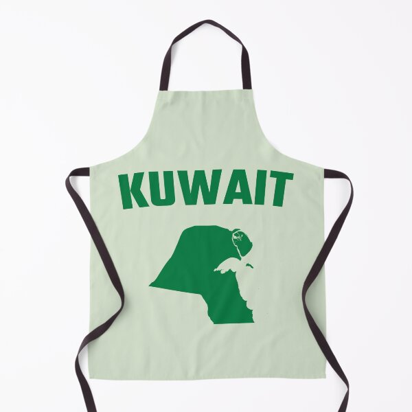 Item preview, Kuwait Map Outline - Green Pride Minimalist Design designed and sold by mashmosh.