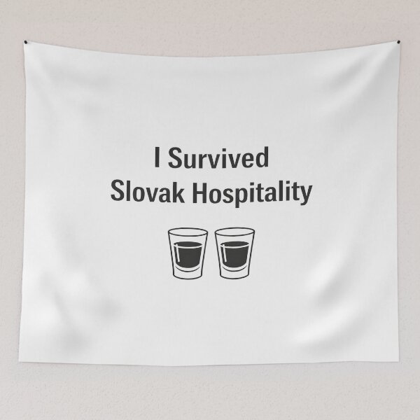Item preview, I Survived Slovak Hospitality Funny Drinking Design. designed and sold by The-T-In-Retro.