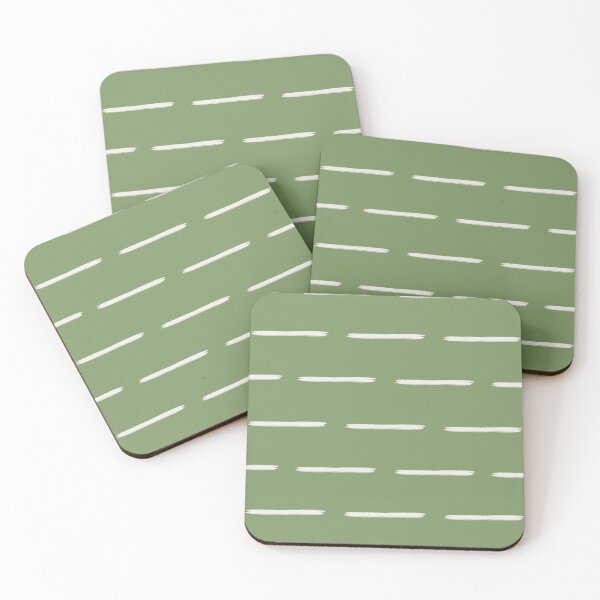 Item preview, Minimalist Ivory Lines on Green designed and sold by KSimpson838.