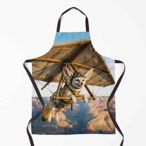 Item preview, Fennec Fox Hang Glides Over the Grand Canyon designed and sold by Tridentulus.