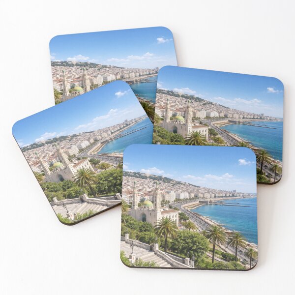 Item preview, Algiers, Algeria - Mediterranean White City designed and sold by Myra365Art.