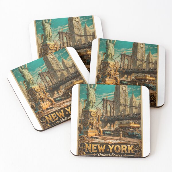 Item preview, New Lady Liberty - STEAMPUNK NEW YORK (from Empire of the Steam) designed and sold by Earth Celebration Designs.