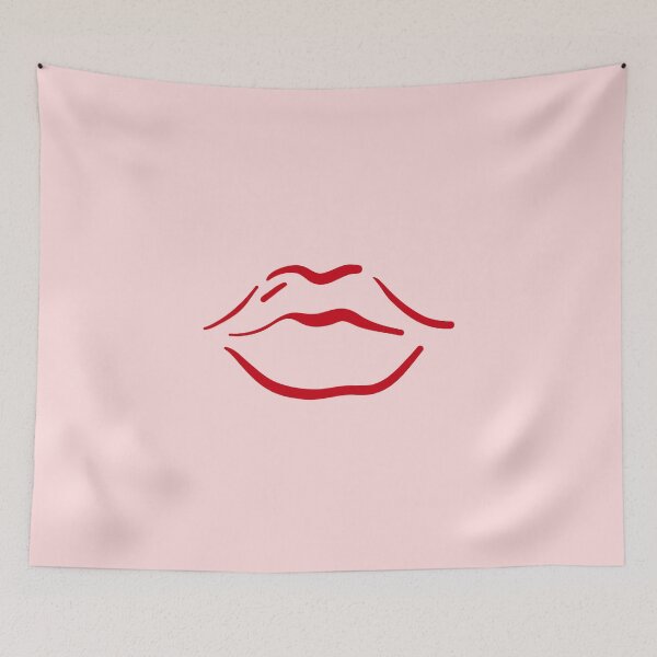 Item preview, Arte lineal de beso de amor designed and sold by Belen Paredes.