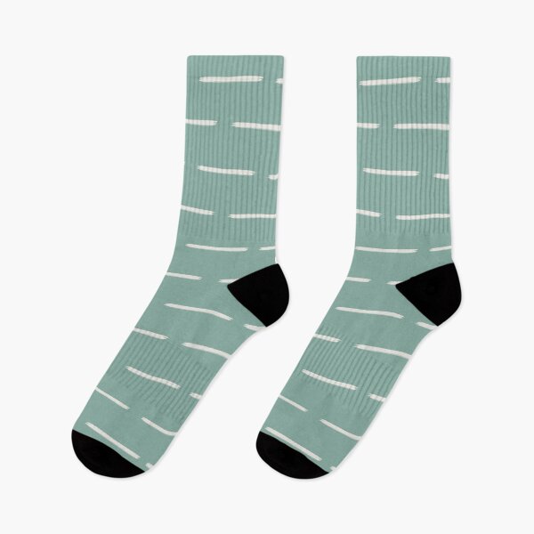 Item preview, Minimalist Ivory Lines on Light Gray Turquoise designed and sold by KSimpson838.