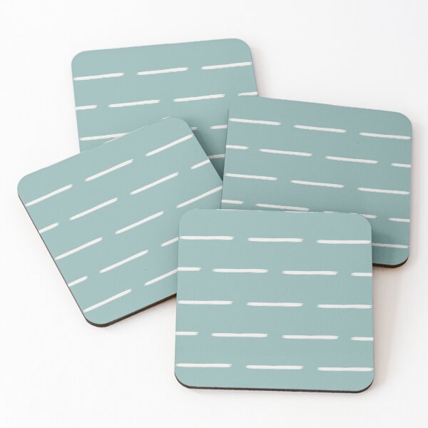 Item preview, Minimalist Ivory Lines on Light Gray Cyan designed and sold by KSimpson838.