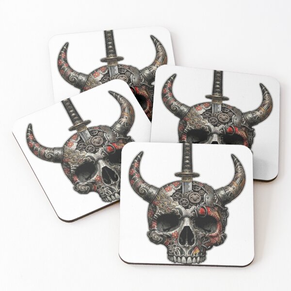 Item preview, Gothic Samurai Skull Mechanical Art designed and sold by AdrianoMartinez.